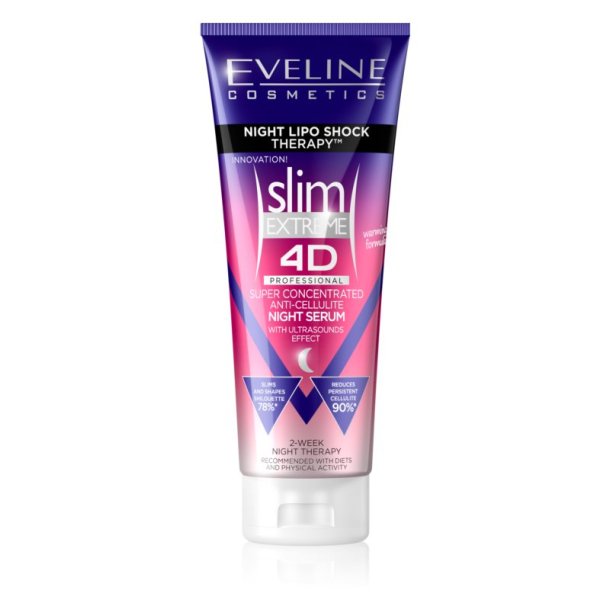 Eveline Cosmetics Slim Extreme Superkoncentreret natserum med varmende effekt