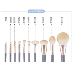 Makeup brush set 10stk