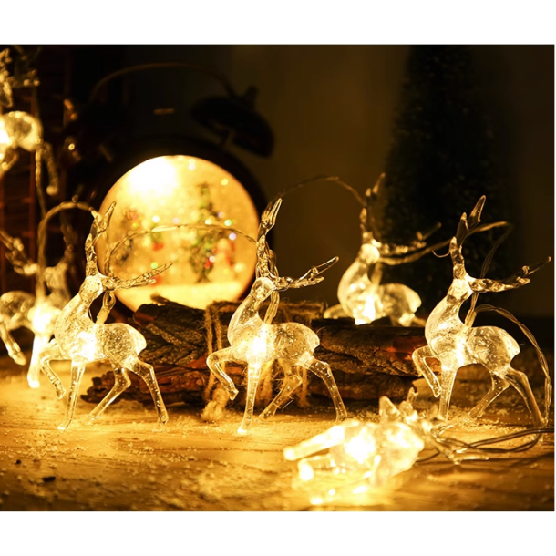 LED Reindeer Christmas decorations indoor