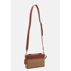 Coach COATED CANVAS SIGNATURE TABBY BOX BAG
