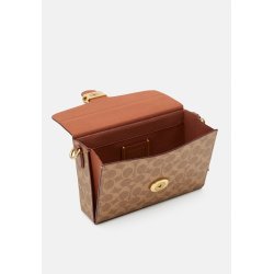 Coach COATED CANVAS SIGNATURE TABBY BOX BAG