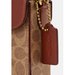 Coach COATED CANVAS SIGNATURE TABBY BOX BAG