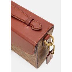 Coach COATED CANVAS SIGNATURE TABBY BOX BAG