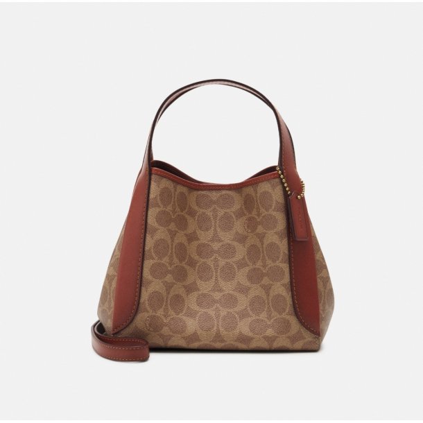 Coach COATED SIGNATURE HADLEY HOBO BAG