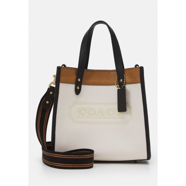  Coach COLORBLOCK BADGE FIELD TOTE WITH CROSSBODY - Hndtasker 