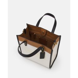  Coach COLORBLOCK BADGE FIELD TOTE WITH CROSSBODY - Hndtasker 