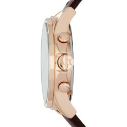 Armani Exchange Herre bl� m�rkebrun kronograf kjoleur AX2508